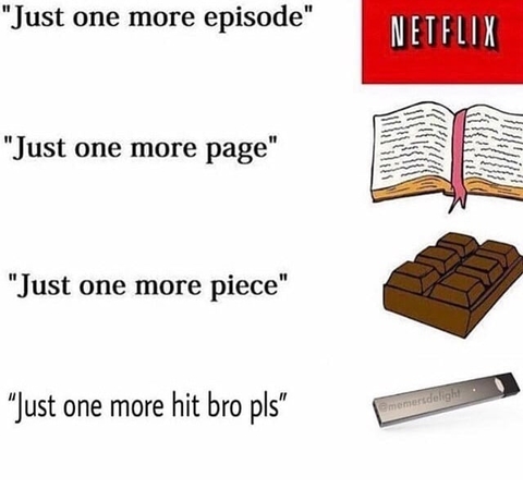 JUUL Instagram meme post