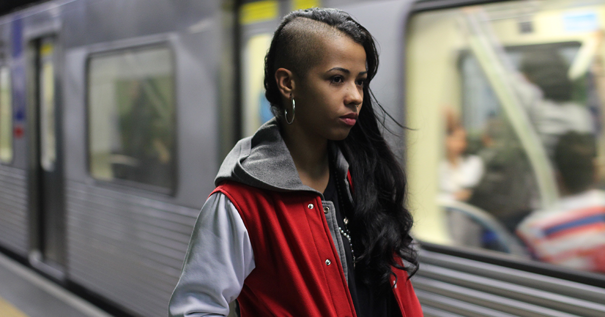 Subway walking