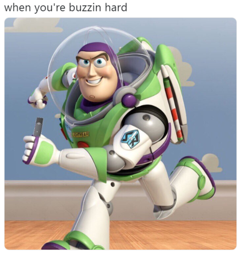 JUUL Instagram buzz lightyear meme